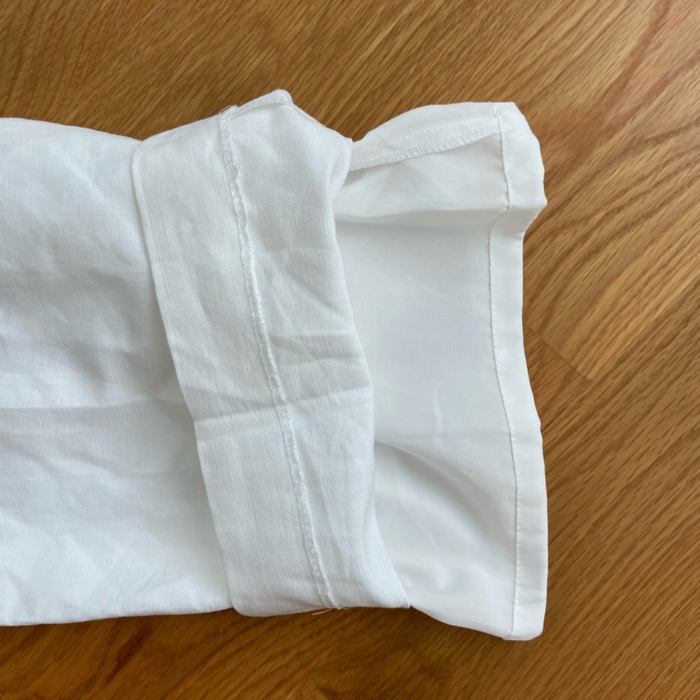 Linen wide leg pants, NWT - Picture 9 of 10